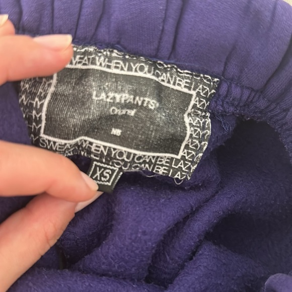 Women’s Lazypants Purple Sweatpants - Picture 3 of 4